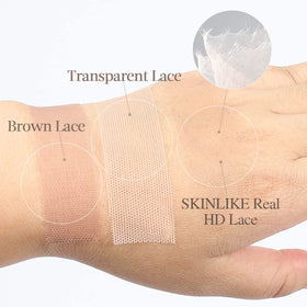 BEEOS ultra-thin 0.10mm lace closure melts invisibly on any skin tone.