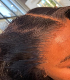 BEEOS 13x4 skinlike HD lace frontal 12in for seamless natural blend.