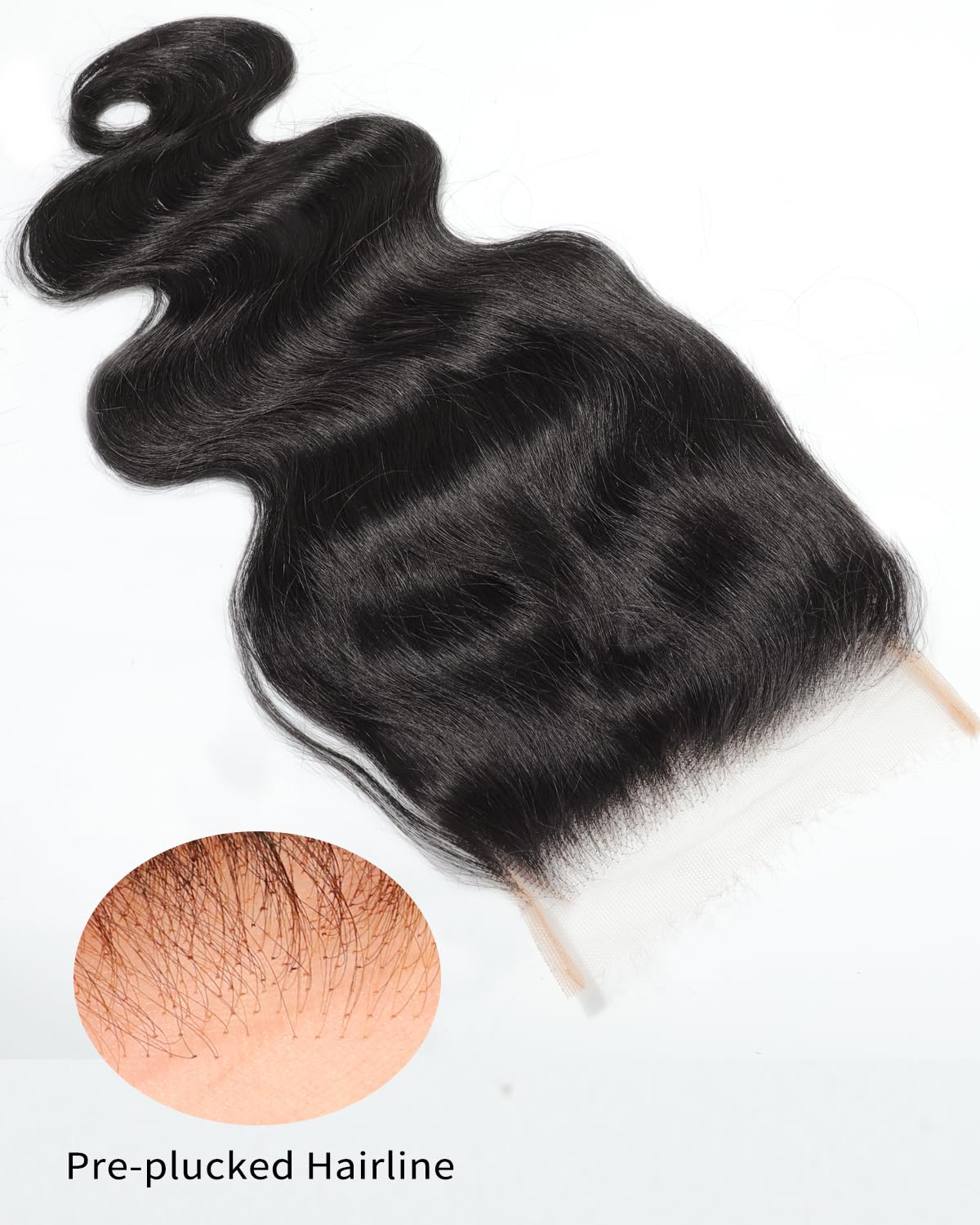 BEEOS natural black color match closeup for seamless blend.