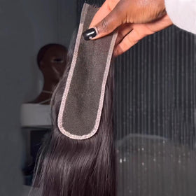 Beeos natural black human hair can be dyed and styled.