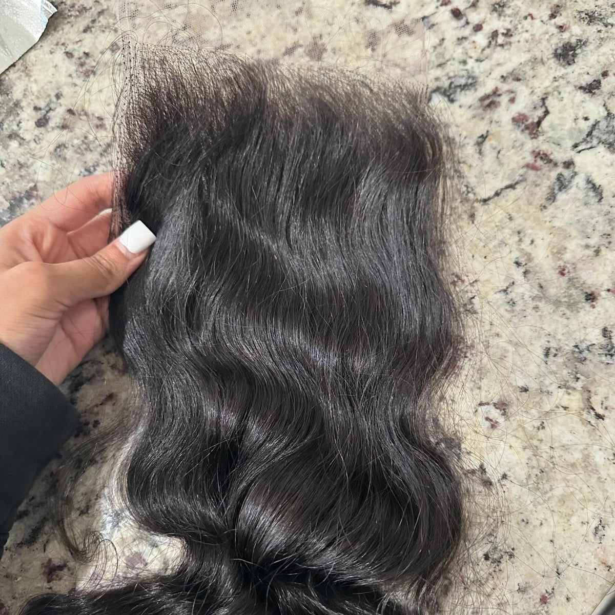BEEOS natural hairline close-up highlights seamless scalp-mimicking look.