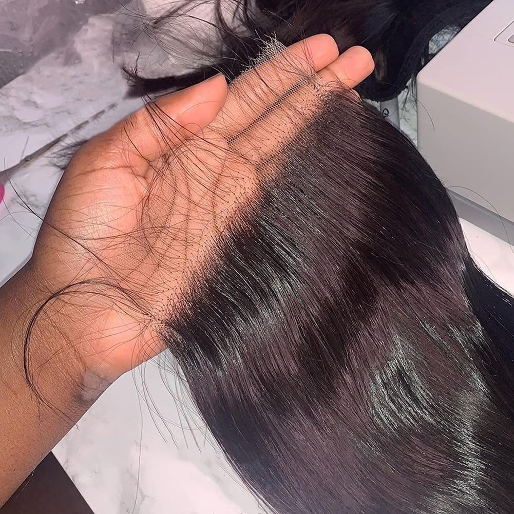 BEEOS pre-plucked hairline closure for natural growth look.