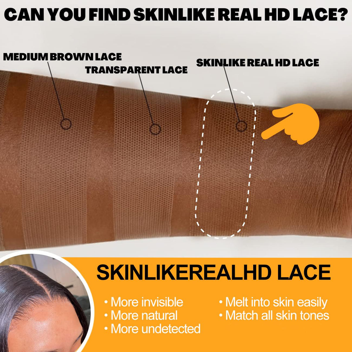 Beeos ultra-thin 0.10mm lace offers breathable wear.