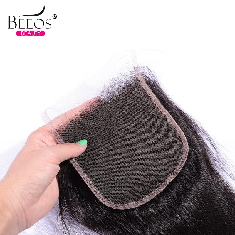 BEEOS virgin Brazilian hair 20 inch for versatile styling.