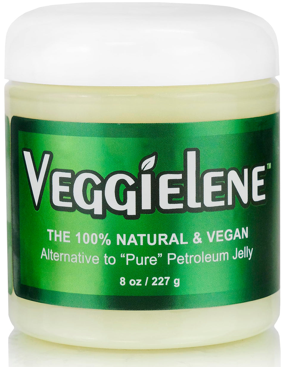 Beesaluxe Veggielene balm tub closeup for ultra-soft skin care