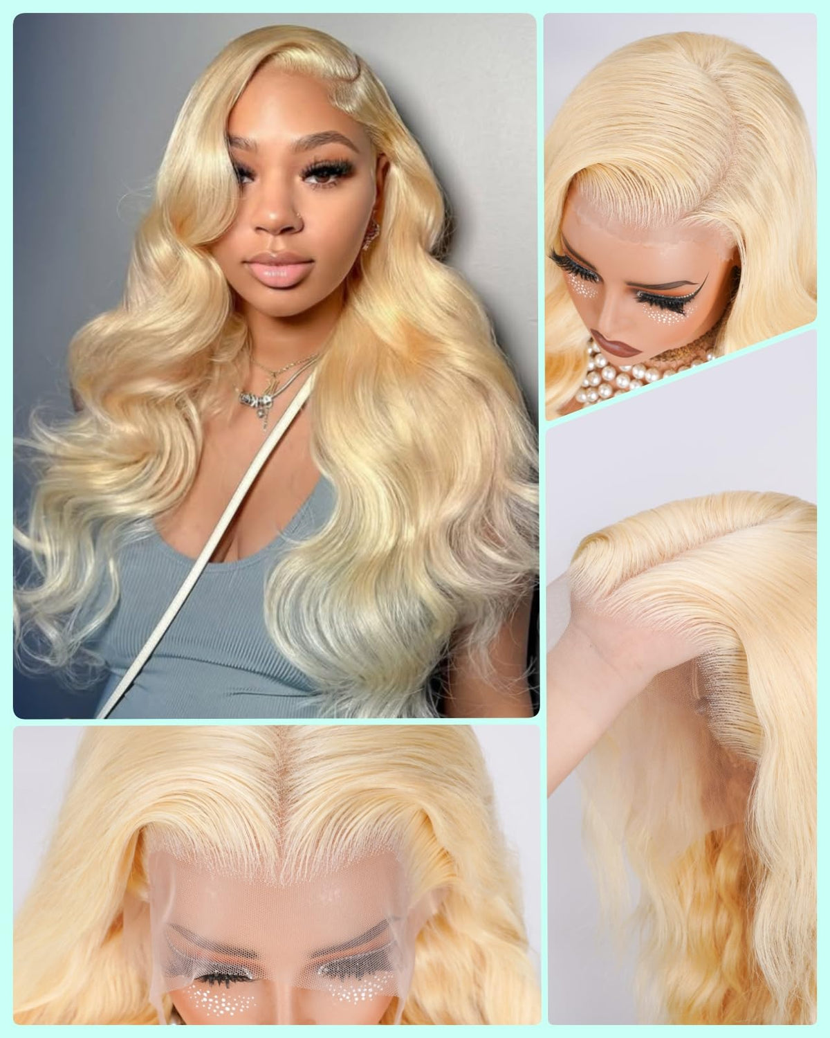 BESEEUK Swiss HD transparent lace blends with skin tone.