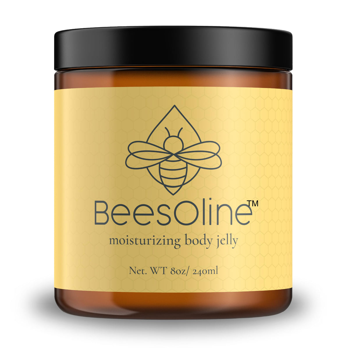 BeesOline bottle with petroleum-free moisturizer for natural daily hydration.