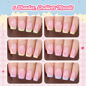 Beetles 192-piece nail tips with 16 sizes for quick fitting