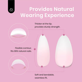 Beetles 4-in-1 pre-applied kit includes primer, soft gel tips, color gel, French design