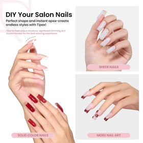 Beetles 512-piece nail tip pack for easy salon prep