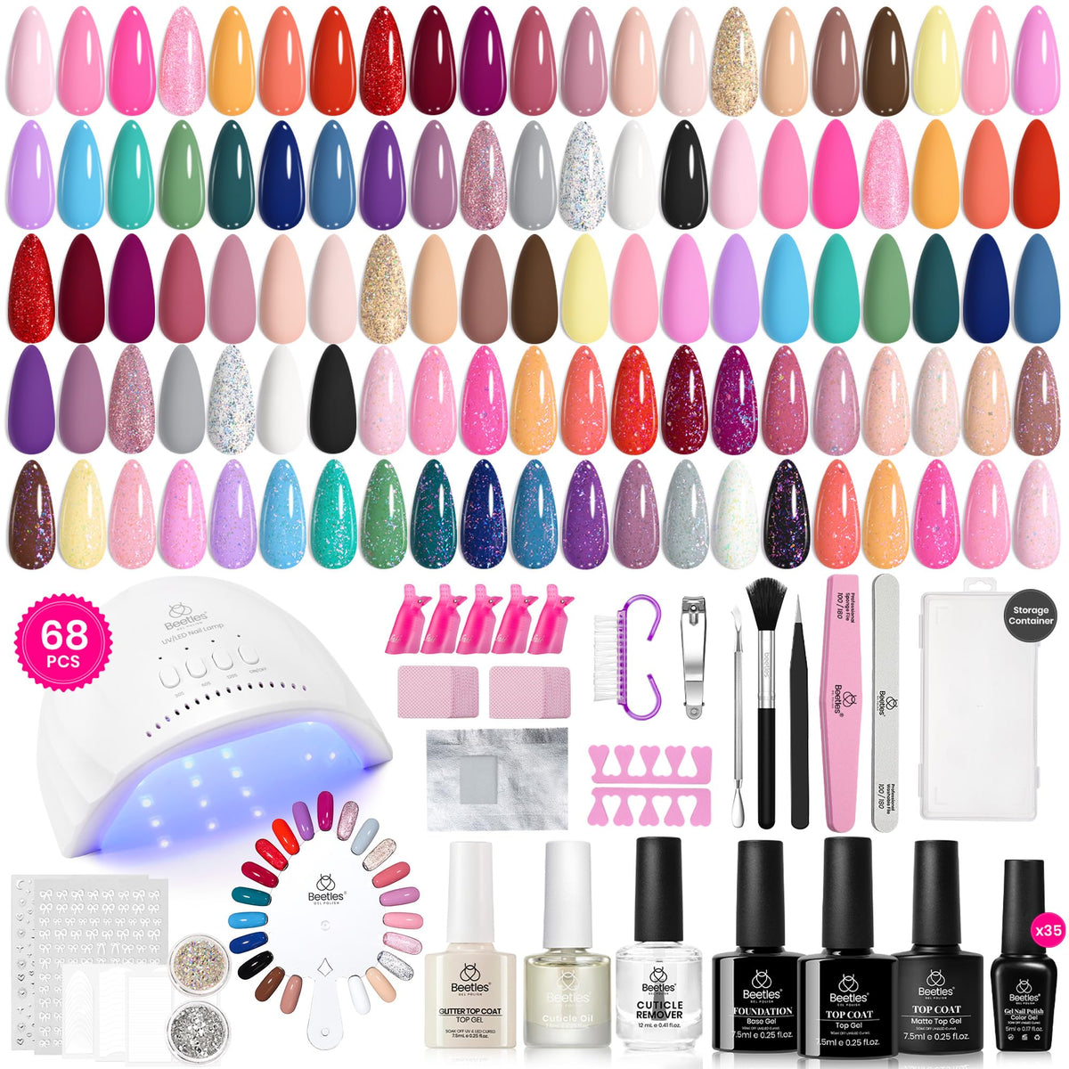 Beetles all-in-one manicure kit suitable as a gift
