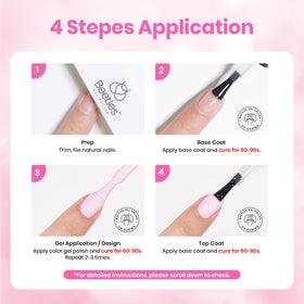Beetles at-home manicure setup with compact tools for easy DIY nails.