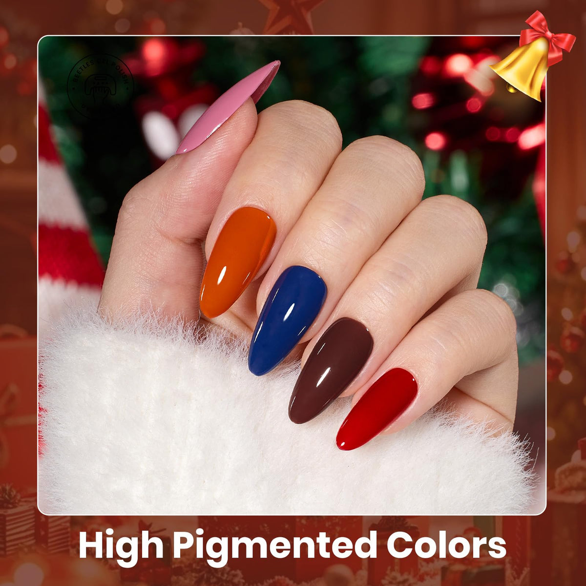 Beetles base and top coat set provides long-lasting shine for nails.