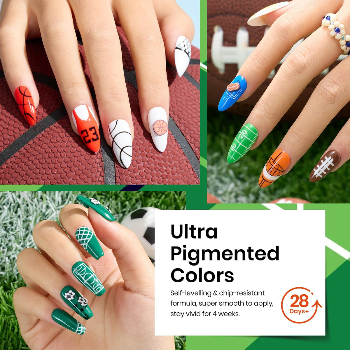 Beetles base and top coat with double-ended brush for durability.