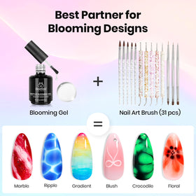 Beetles Blooming Gel 15ml enabling bloom effects for marbling and watercolor looks.