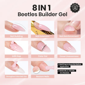 Beetles Builder Gel 8-in-1 system for building and repairing nails
