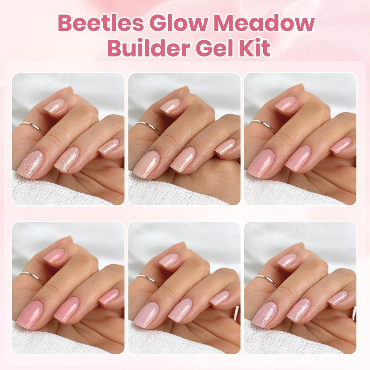 Beetles Builder Gel for strong nail extensions and overlays