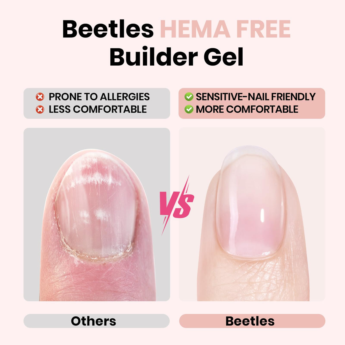 Beetles Builder Gel Base Coat priming nails for better adhesion