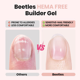 Beetles Builder Gel Base Coat priming nails for better adhesion