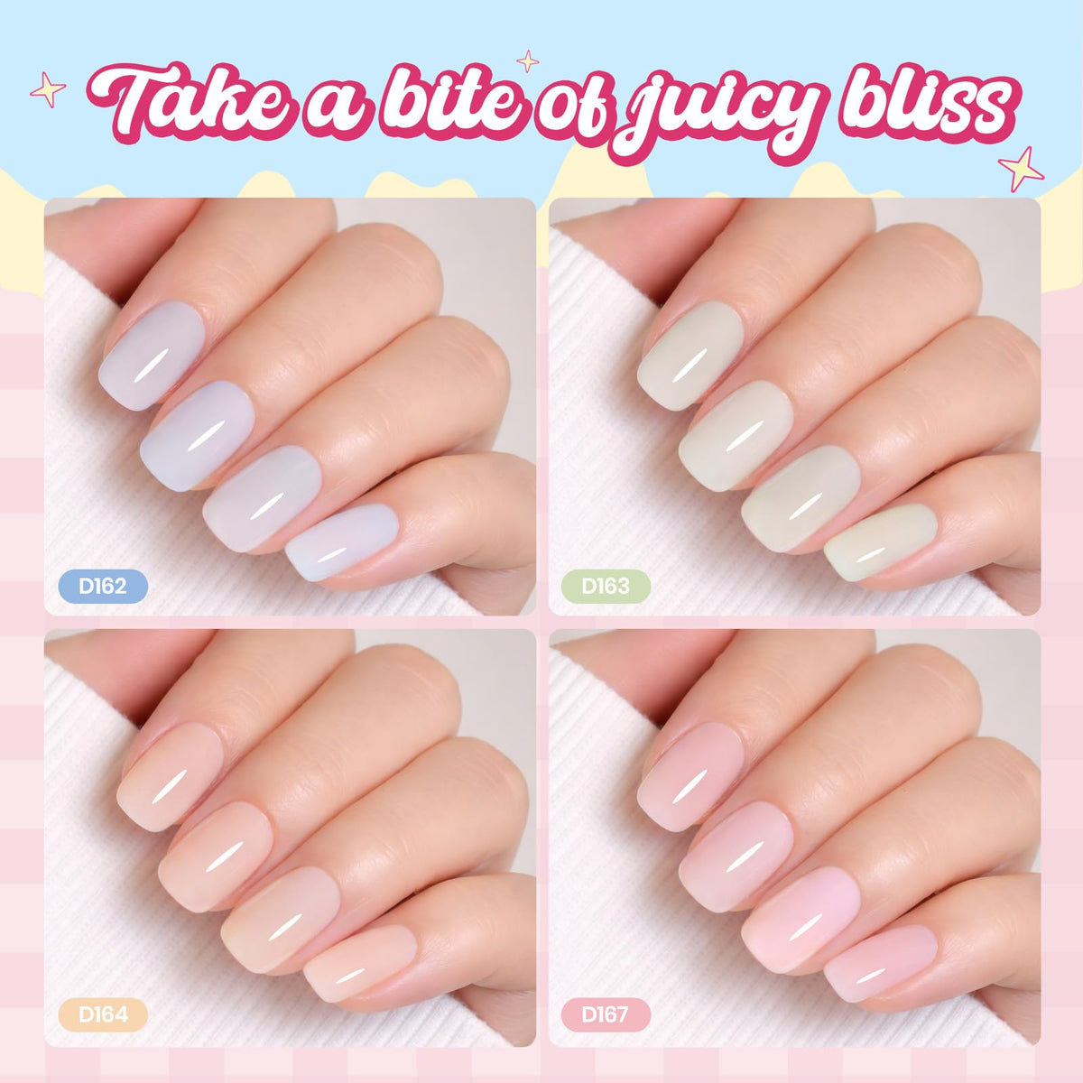 Beetles Builder Gel Juicy Pink bottle for bright translucent pink nails