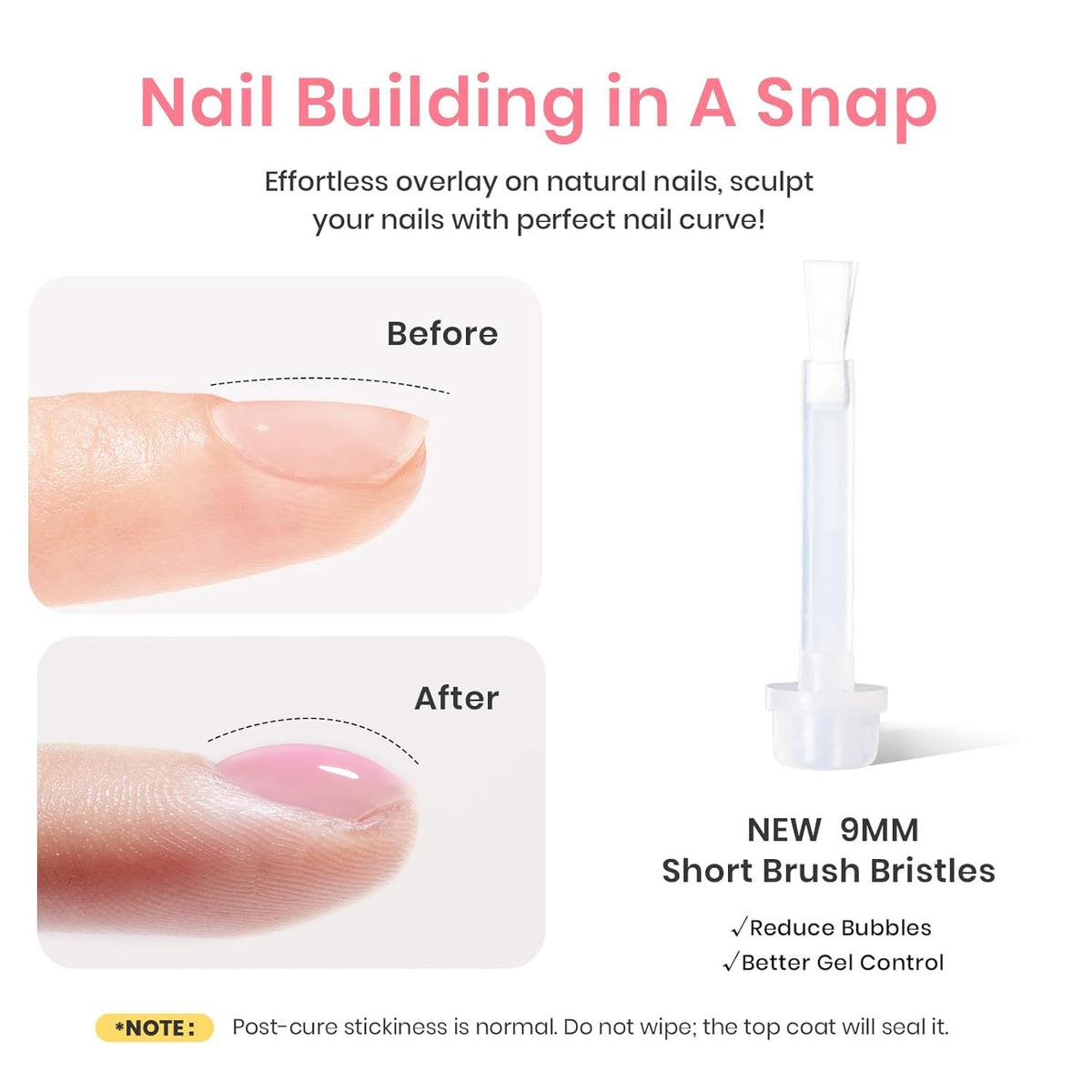 Beetles Builder Gel nude color application demonstrated for beginners