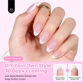 Beetles Builder Gel and Top Coat set for durability and shine