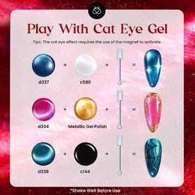Beetles Cat Eye Gel Polish at-home manicure kit for DIY nails