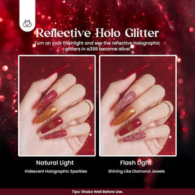 Glossy and matte top coats from Beetles Cat Eye Gel Polish kit