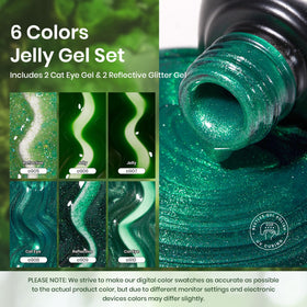 Beetles Cat Eye magnetic effect demonstrates dynamic, magnetic depth on gel nails