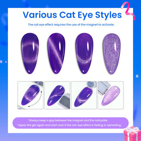 Gift-ready Beetles Cat Eye Gel Nail Polish Set for nail art lovers.
