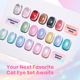 Beetles Cat Eye Set Box shows portable gel polish kit.