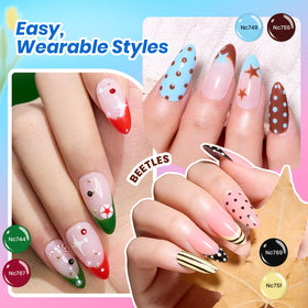 Beetles Deal Box full kit on desk for easy home manicures.