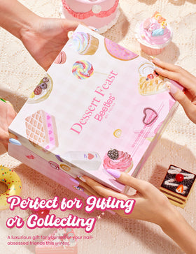 Beetles Dessert Feast blueberry jelly swatch provides cool, translucent nail looks