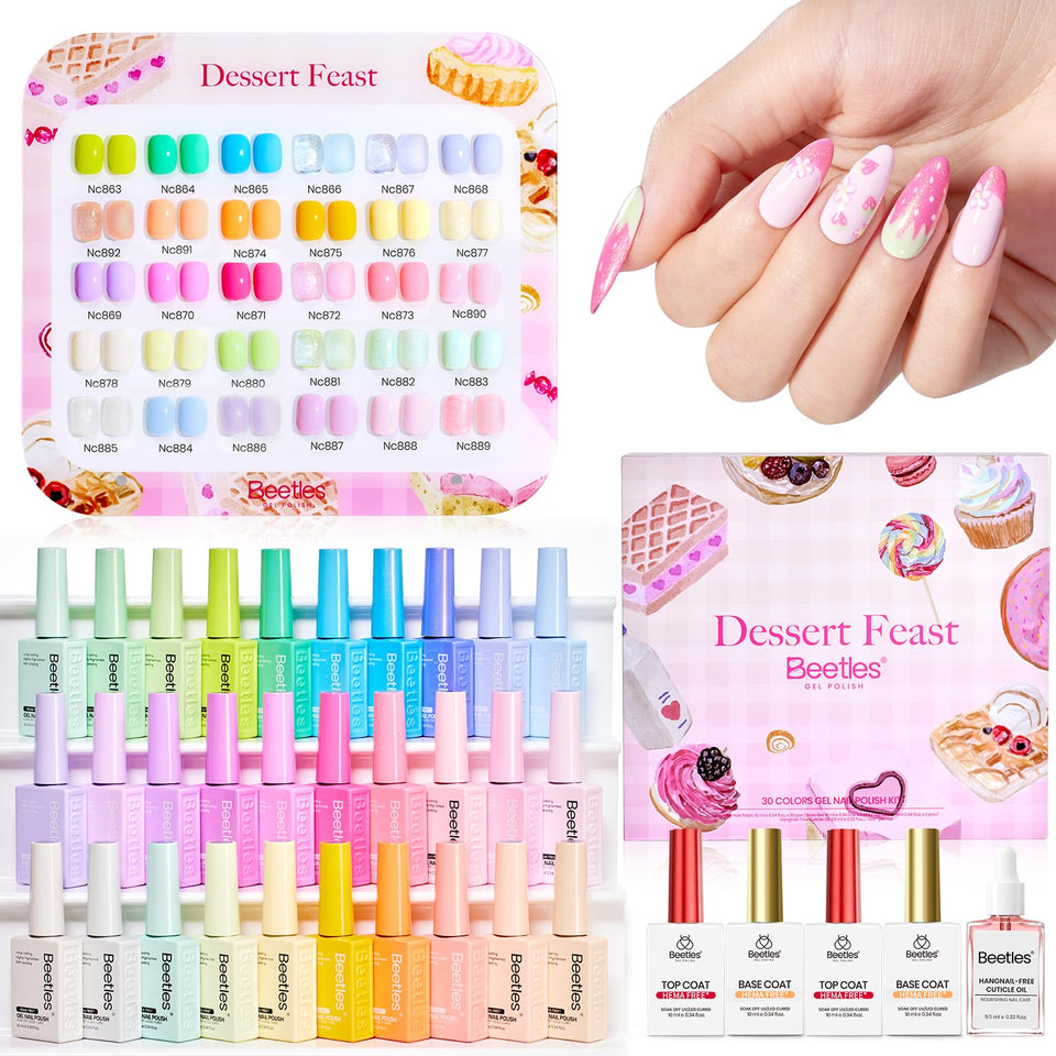 Beetles Dessert Feast mint green swatch for easy color testing and daily wear