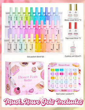 Beetles Dessert Feast swatch palette shows color range for mix-and-match ideas