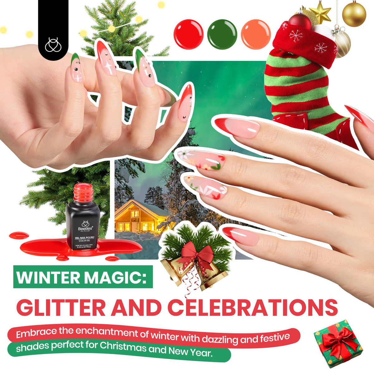 Beetles diamond decorations to add sparkle to nail art