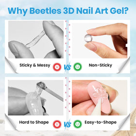 Beetles DIY-friendly kit fits at-home nail design experiments.