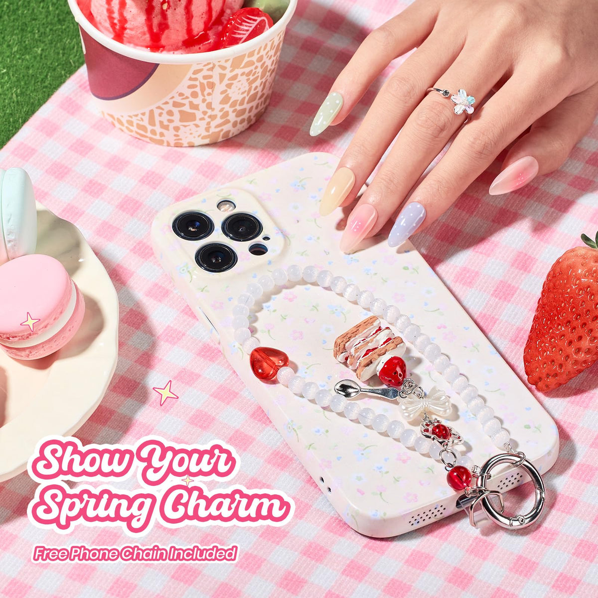 Beetles Fruity Milk Jelly nail application showing milky translucence on nails.