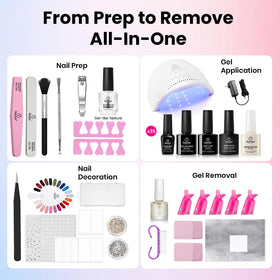 Beetles Gel Nail Kit base coat for strong adhesion and durable polish