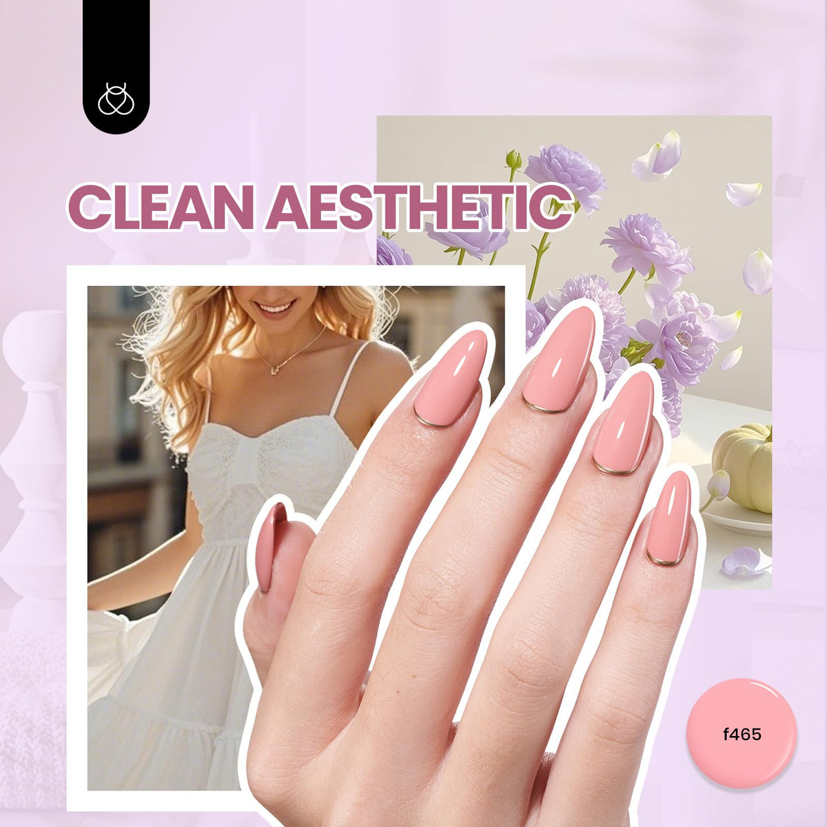 Beetles Gel Nail Polish Kit nude base top coat for durable finish