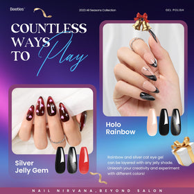 Beetles magnetic stick demo shows easy custom nail effects at home