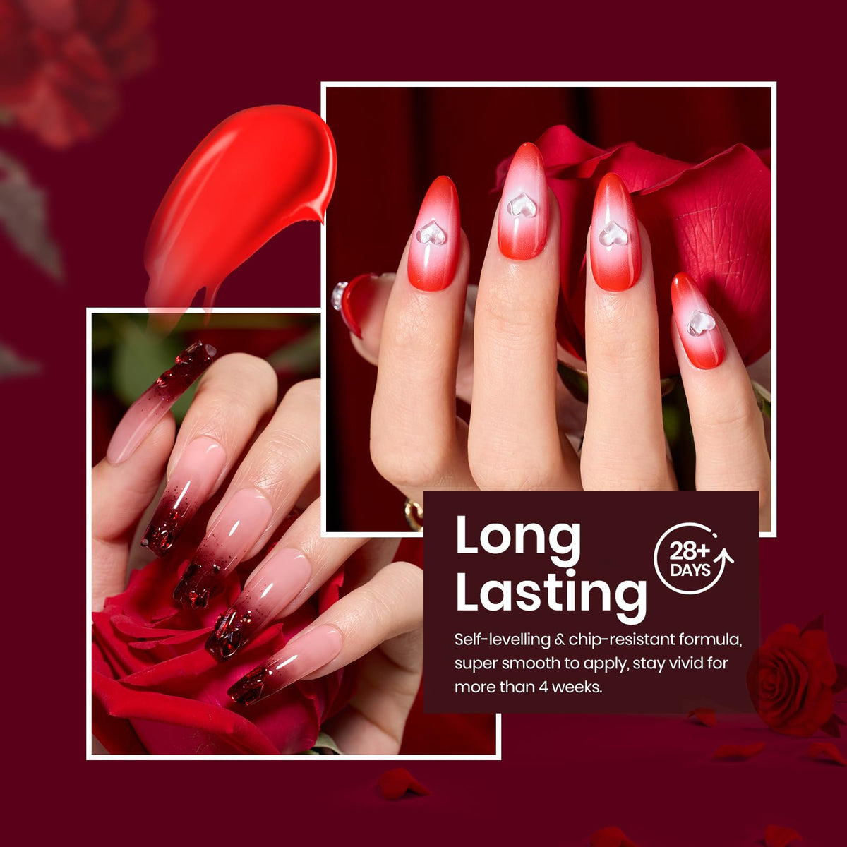 Beetles purple shade gel polish for bold evening looks