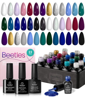 Beetles Gel Nail Polish Set Celestial Collection with 20 colors for versatile at-home manicures