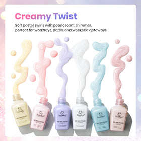 Beetles Gel Nail Polish Dotting Pen included for easy swirl designs.