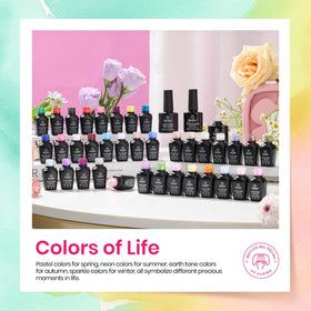 Beetles Gel Polish base coat set for smooth, even application.