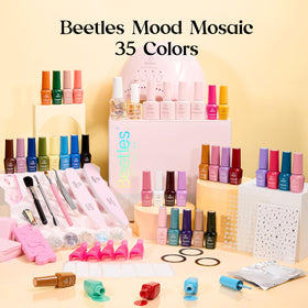 Beetles Professional Nail Lamp cures colors evenly for durable results