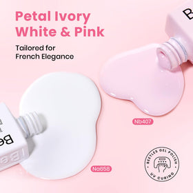 Beetles Petal Ivory pink swatches reveal creamy color for everyday wear