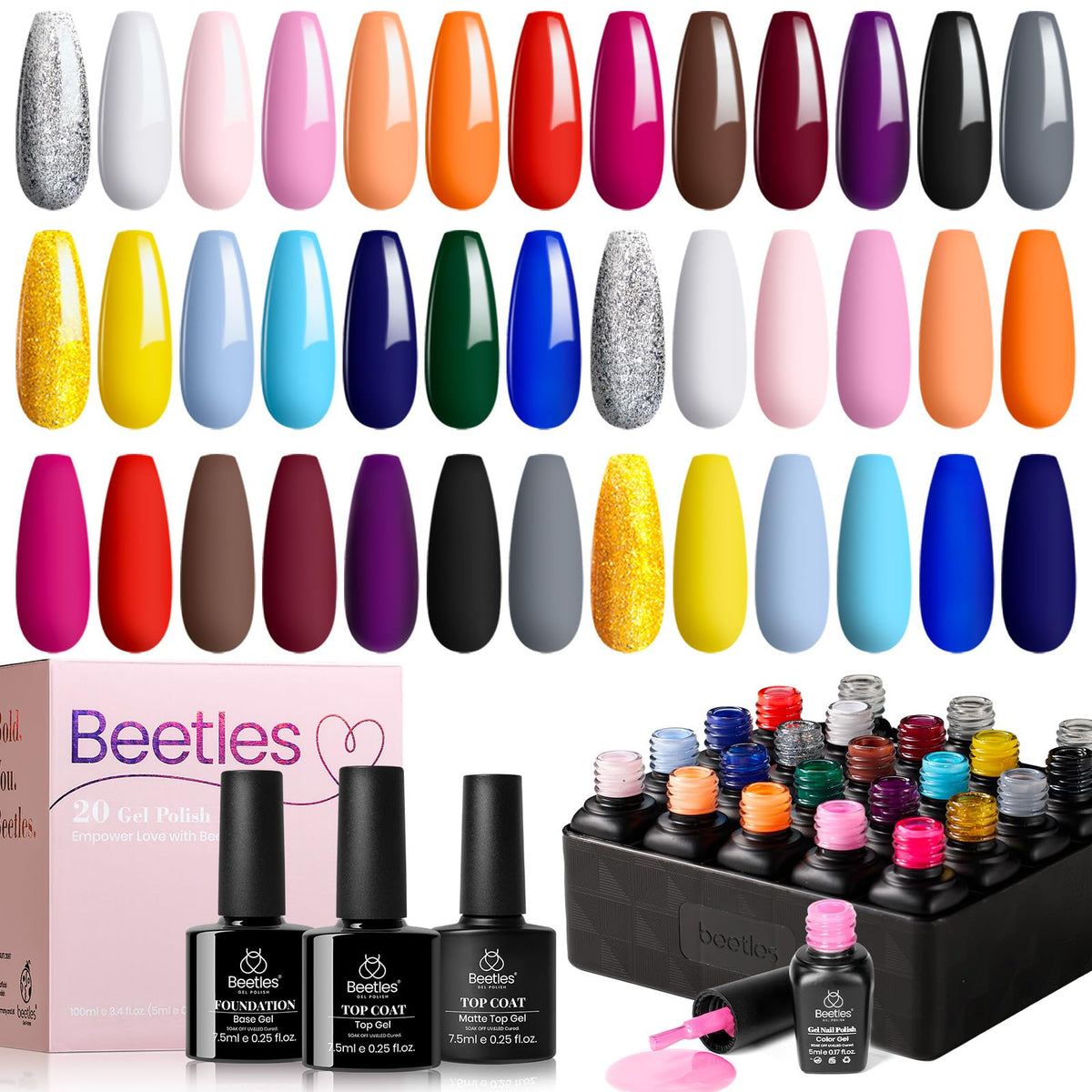 Beetles Gel Polish removal tip: use adhesive tape for clean edges.