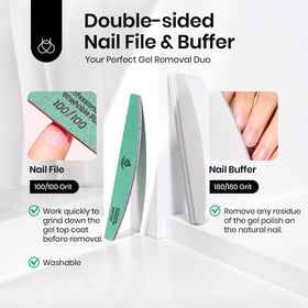 Beetles Gel Polish Remover Kit cuticle pusher for precise prep.