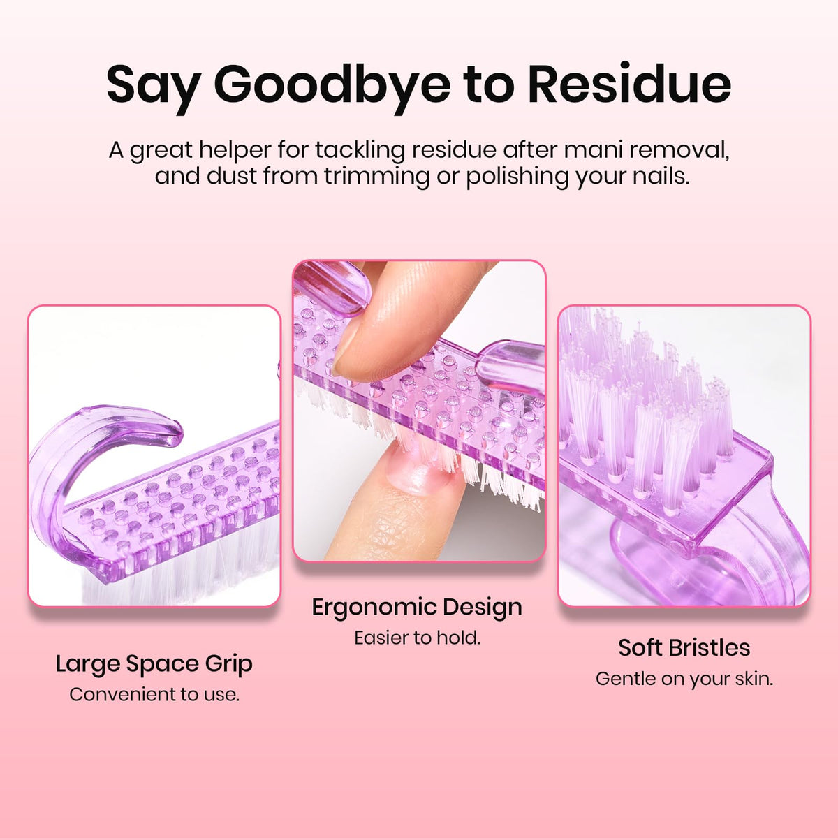 Beetles Gel Polish Remover Kit nail file 180/180 for smooth buff.